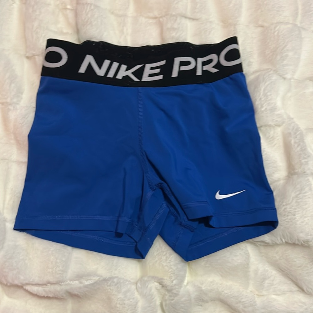 blue nike pros